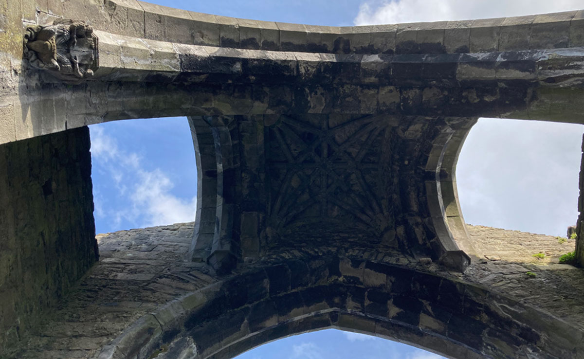 The bell tower of Sligo Dominican Friary.