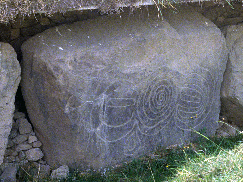 Knowth kerbstone.