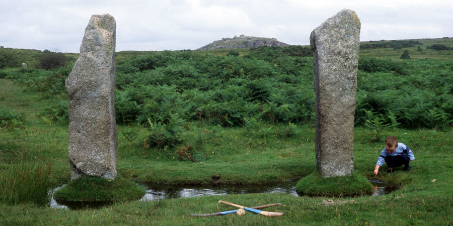 The Pipers on Bodmin Moor.