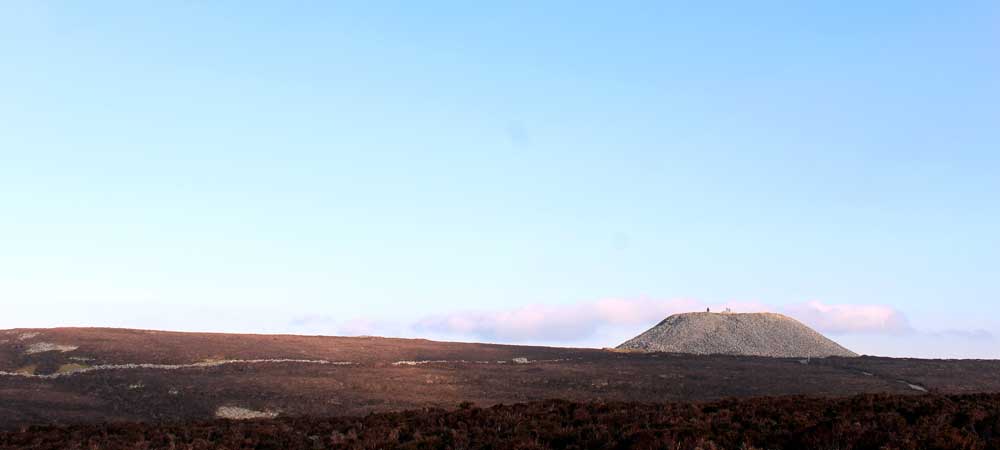 Queen Maeve's cairn on the summit of Kncoknarea.