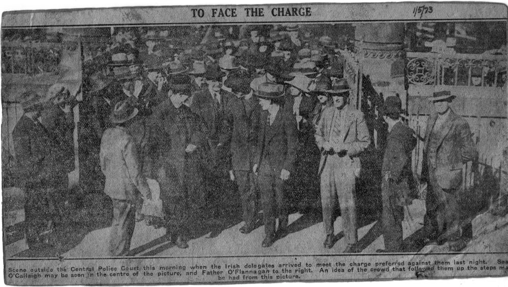 Newspaper clipping, 1 April 1923.