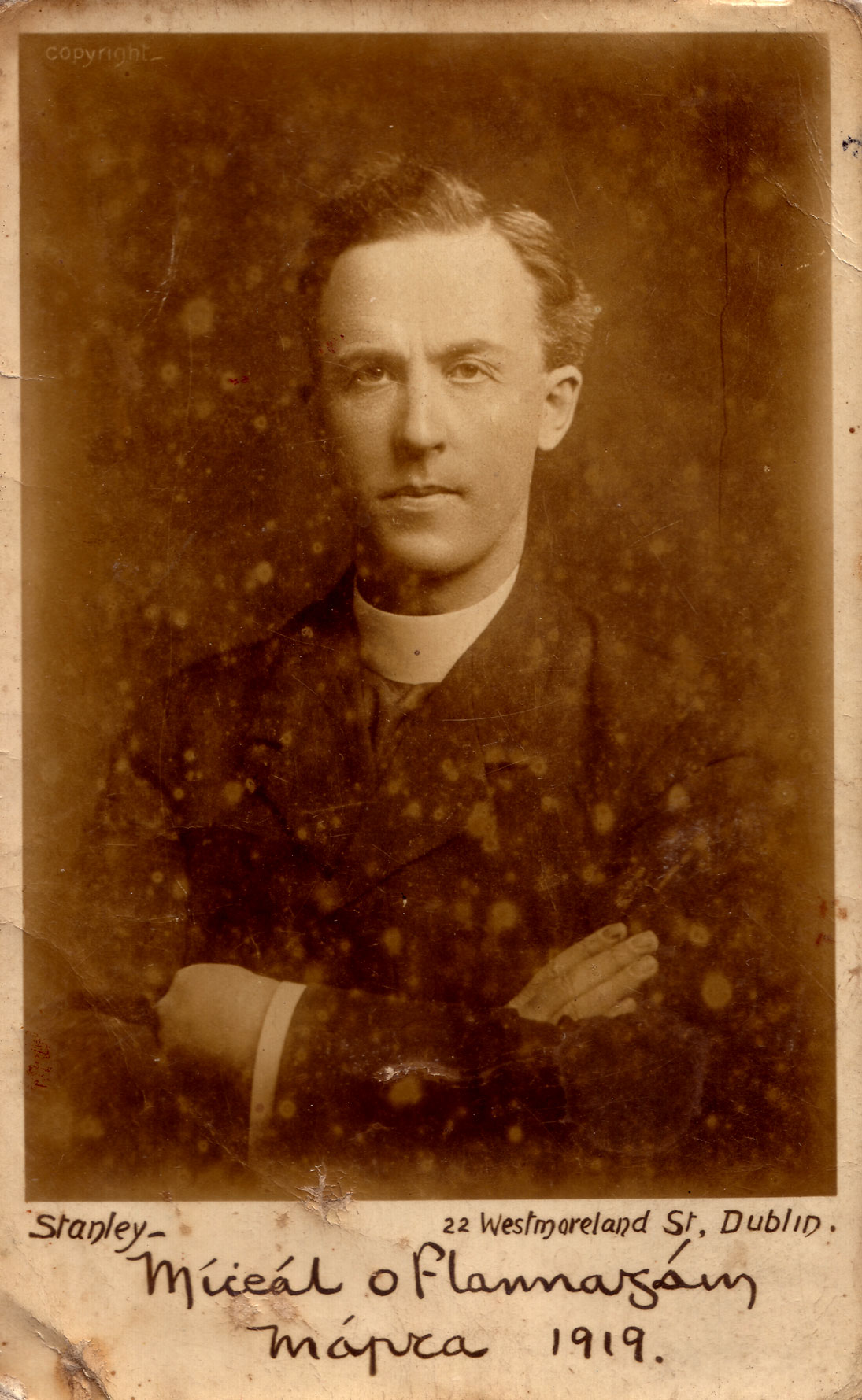 Fr. O'Flanagan, Sinn Féin postcard  1919.