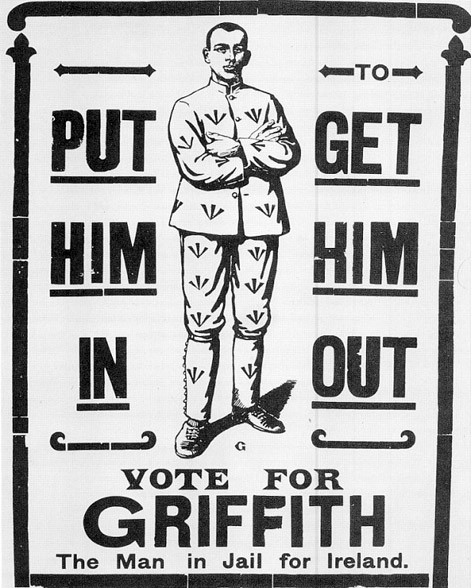 Sinn Féin election poster, May 1918.