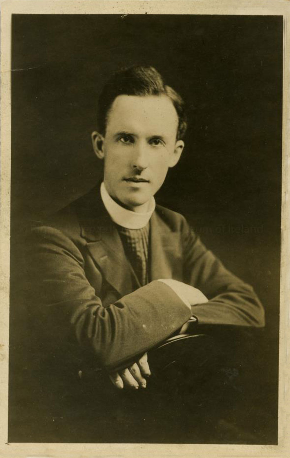 A photograph of the young Fr. O'Flanagan, probably taken during hid Gaelic League Envoyship.