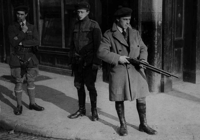 Auxiliaries, ready for action, Ireland 1920.