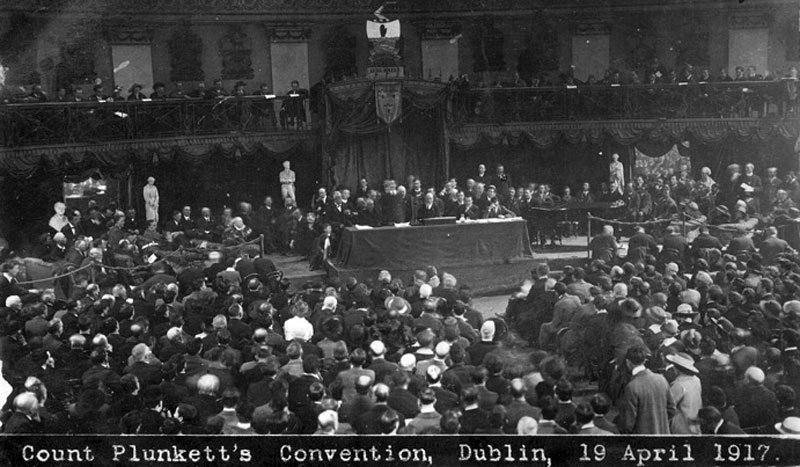 Count Plunkett's convention, April 1917.