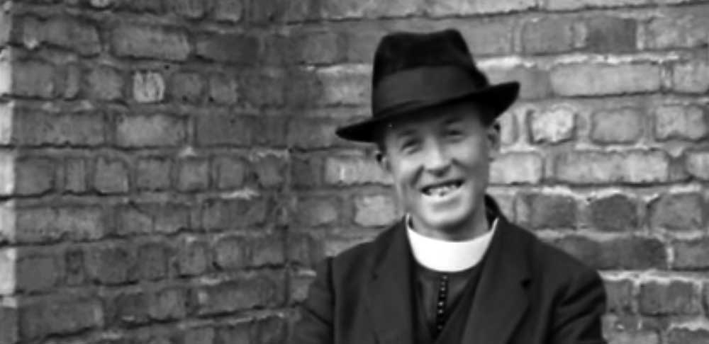 Fr. O'Flanagan in New York at the beginning of his mission as a Republican envoy.