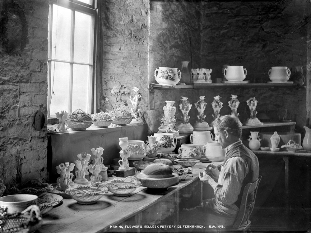 Belleek pottery. Photograph by Robert Welch, © NMNI.