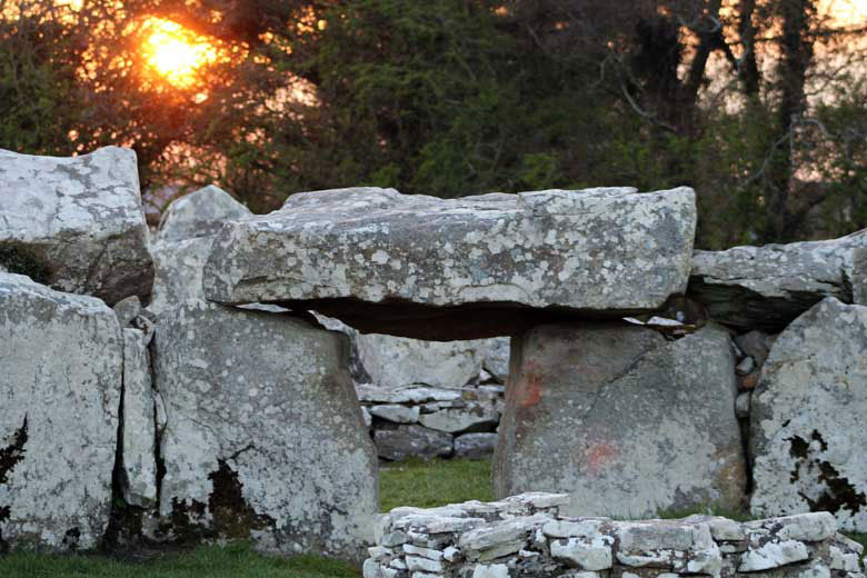 Creevykeel at sunset.