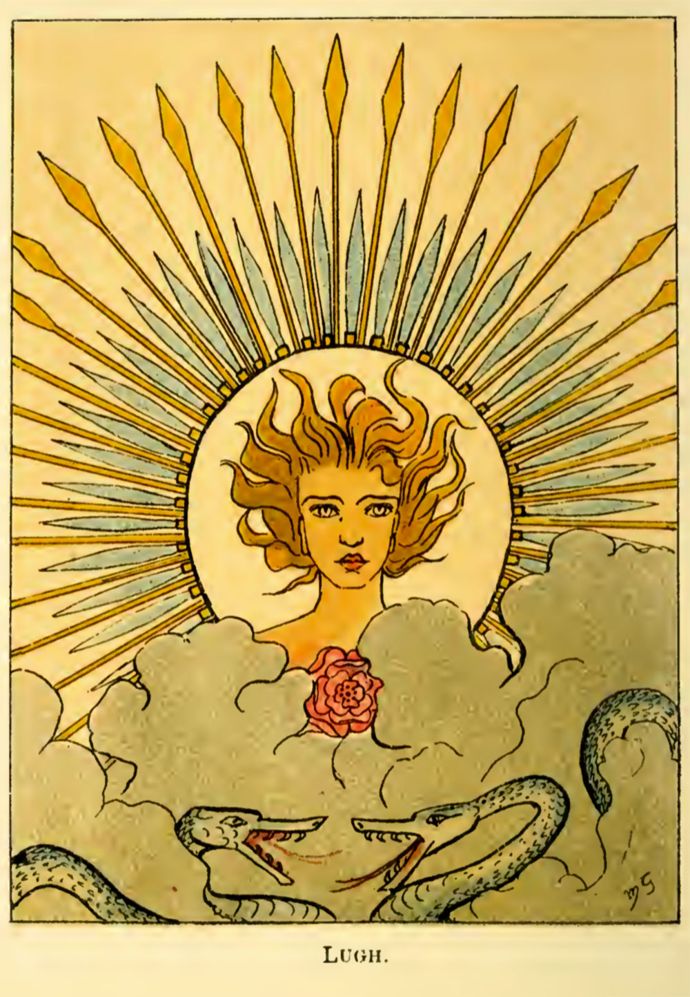 The Coming of Lugh illustrated by Maude Gonne.