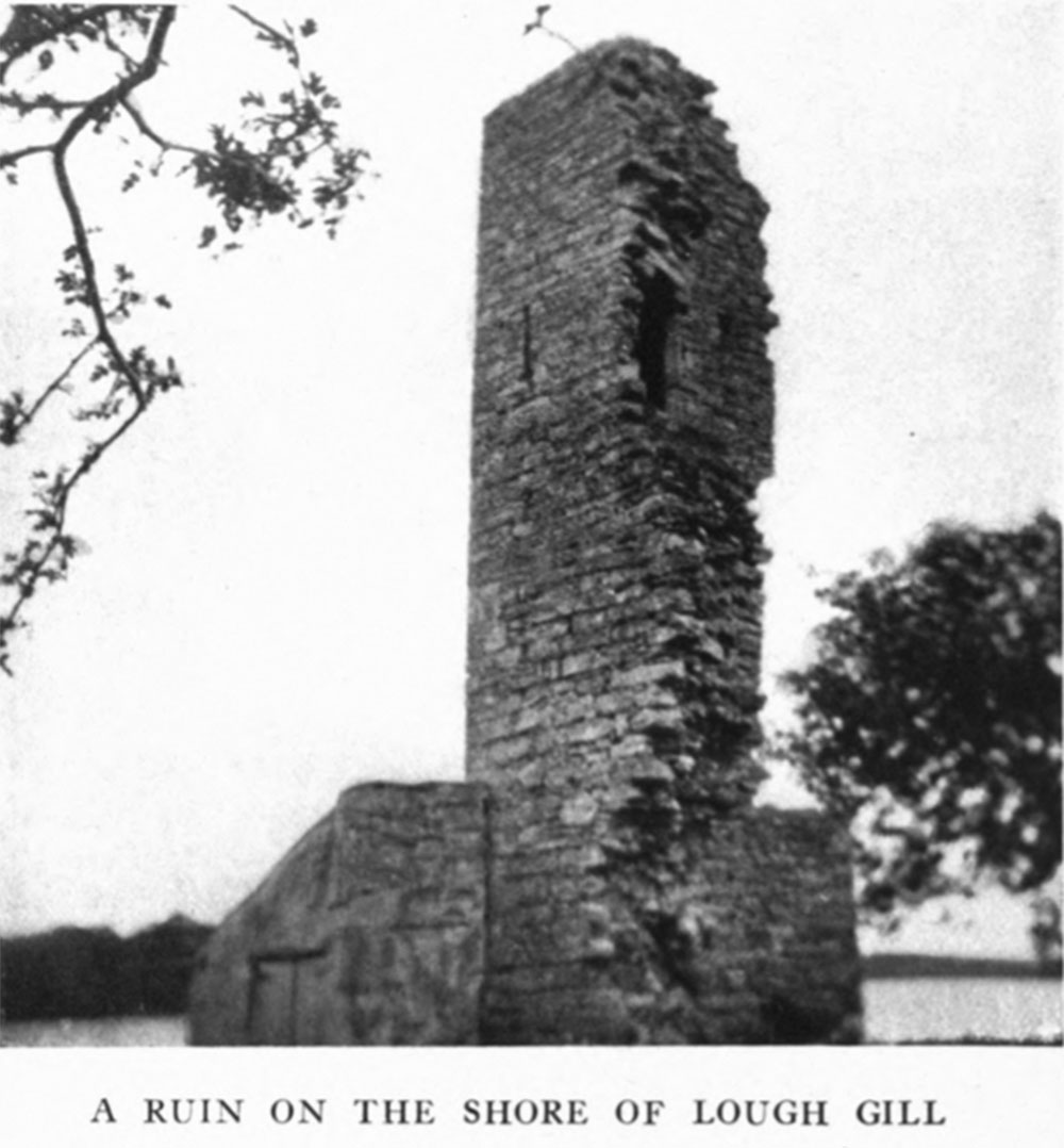 The ruins of Duroy Castle in 1914.