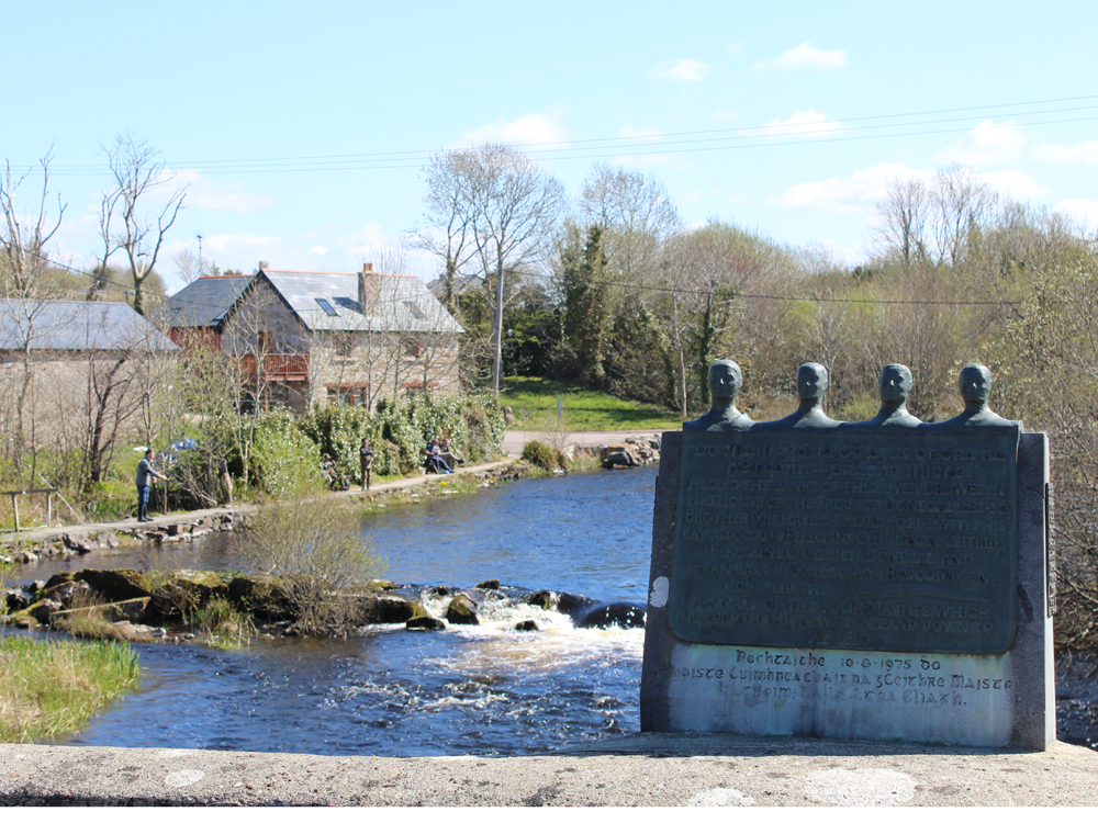 Monument to the Four Masters near Kinlough.