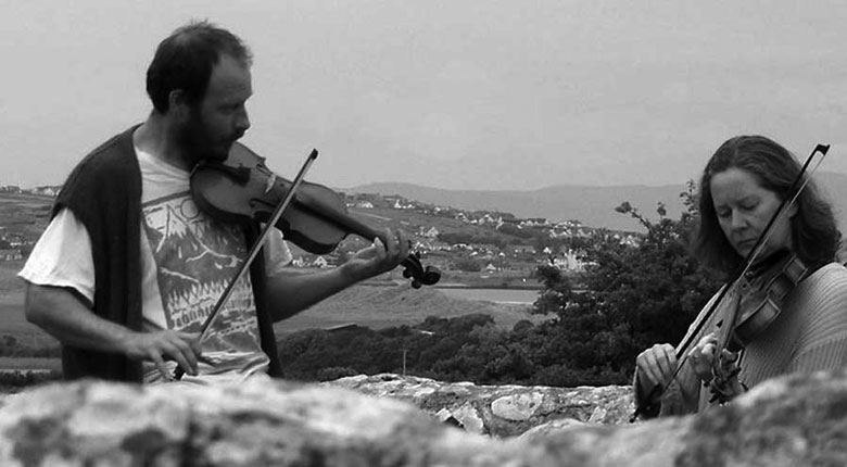 Irish Traditional Muisc at Creevykeel, the great megalithic monument near Cliffoney.