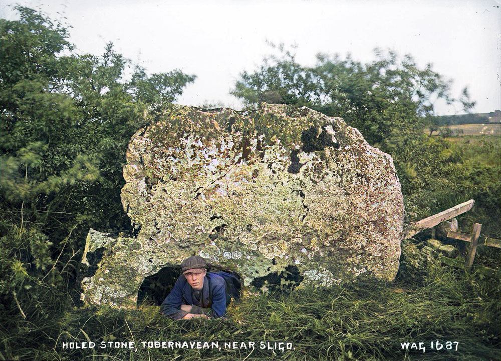 William Green's photograph of the Speckled Stone at Tobernaveen.