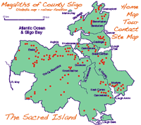 Clickable Map of Ireland.