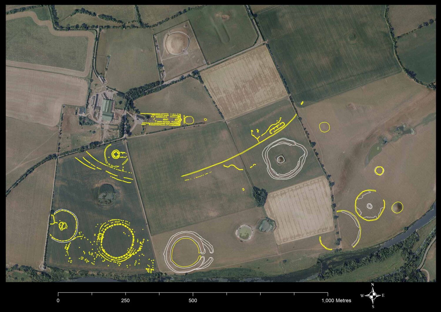 The series of newly discovered monuments in the Boyne Valley.