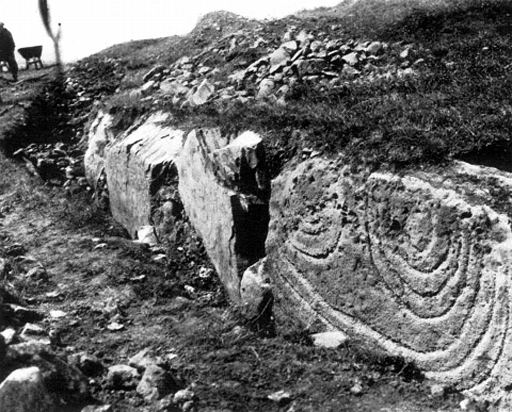 R. A. S. Macalister's trench at Knowth.