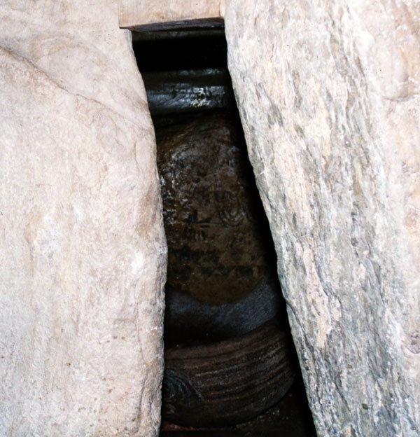 The east chamber  of Knowth.