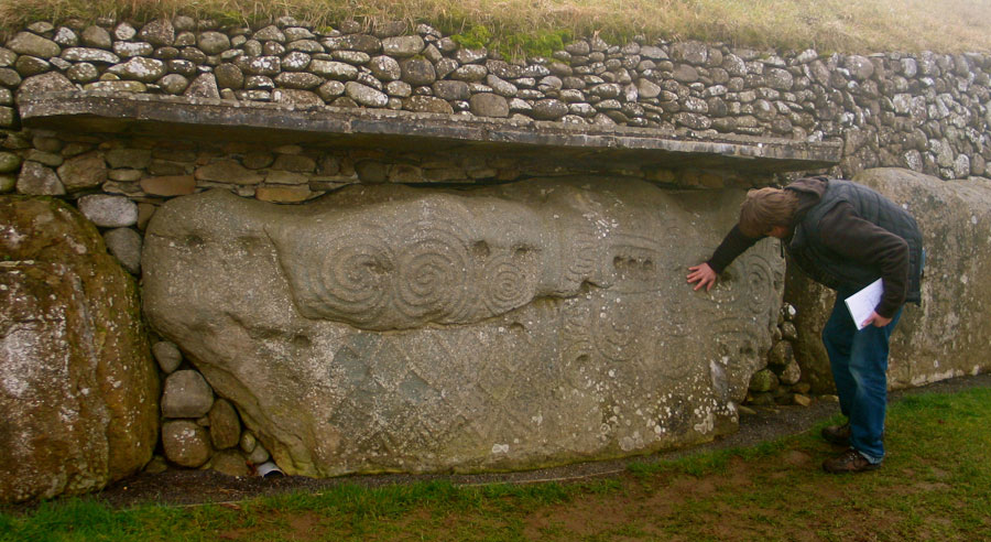 Kerbstone 52 at Newgrange.