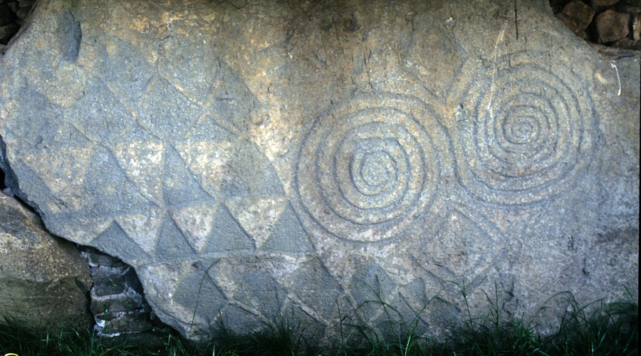 Kerbstone 67 at Newgrange.