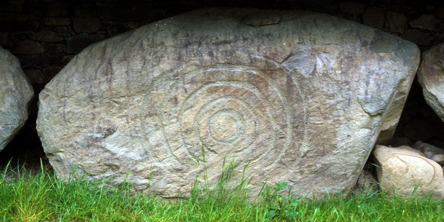 Knowth kerbstone.