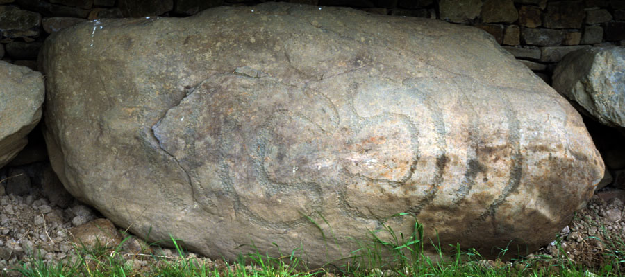 South marker stone at Knowth.