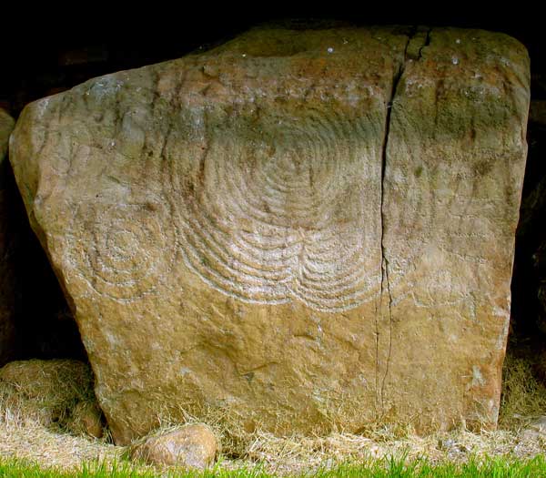 Knowth kerbstone.