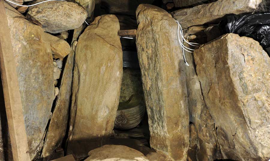 The east chamber at Knowth.