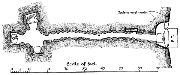 Plan of the Chamber at Newgrange.