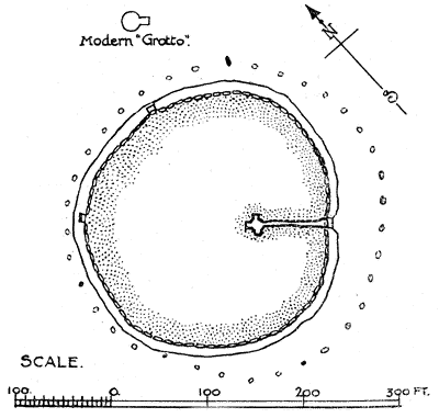 Plan of Newgrange.