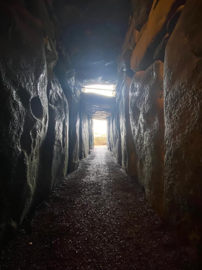 The passage at Newgrange.