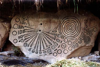 Kerbstone at Knowth.