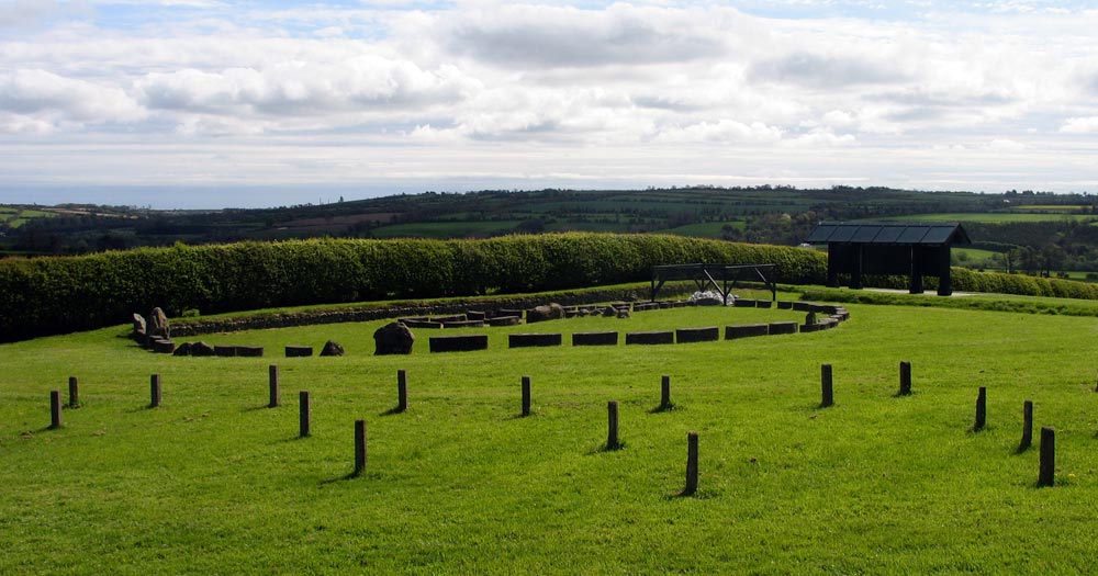 The Newgrange henge.