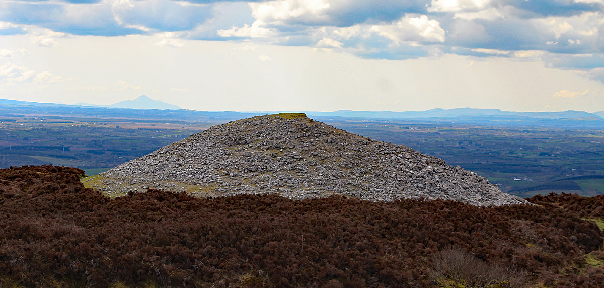 Cairn F looking west.