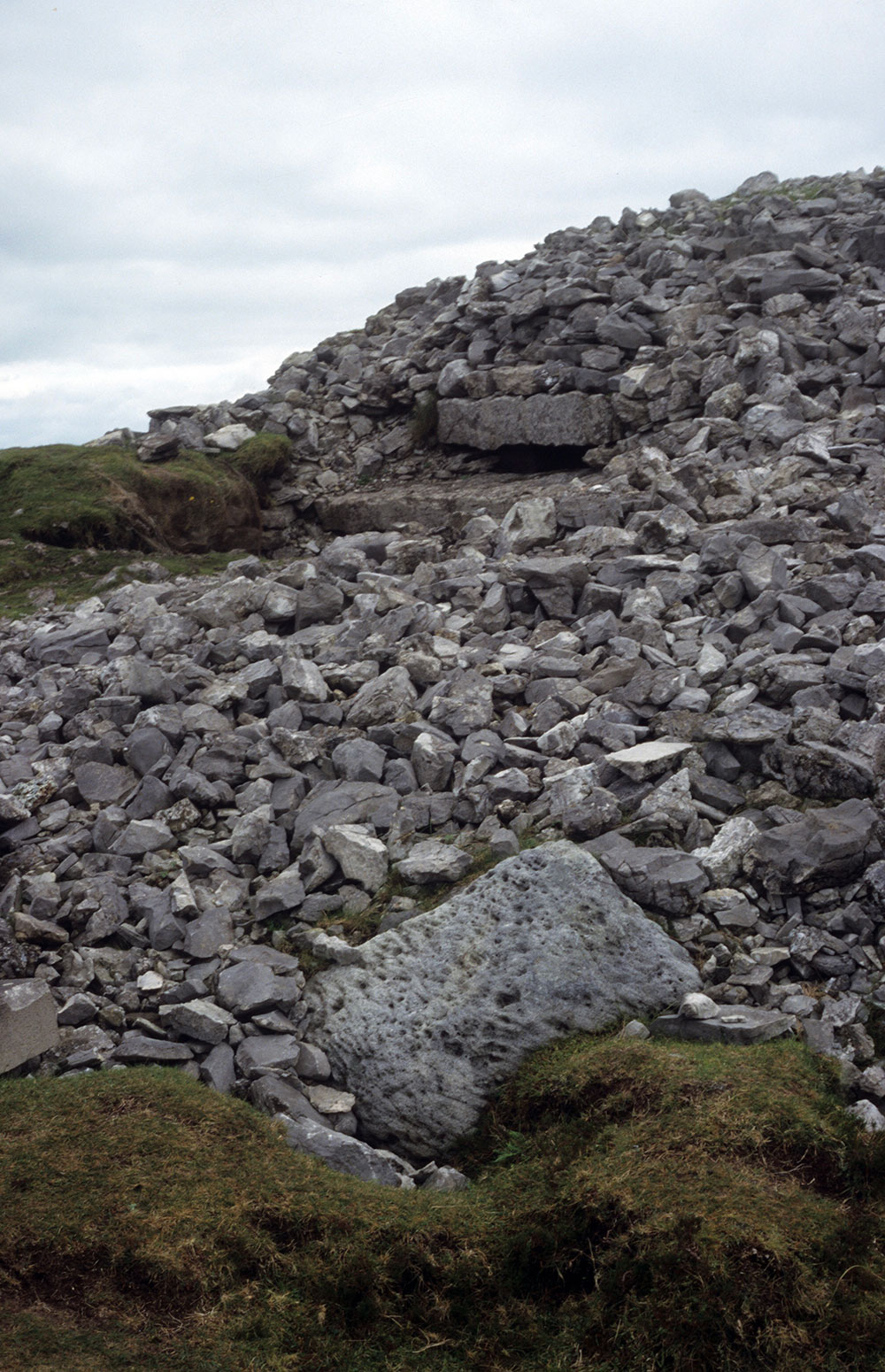 The roof-box at Cairn G in Carrowkeel, an early model for the famous and contraversial example at Newgrange.