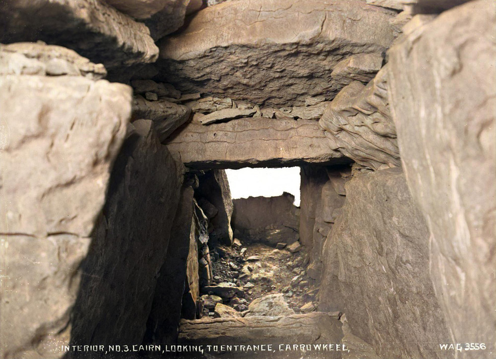 The view out through the passage of Cairn K.