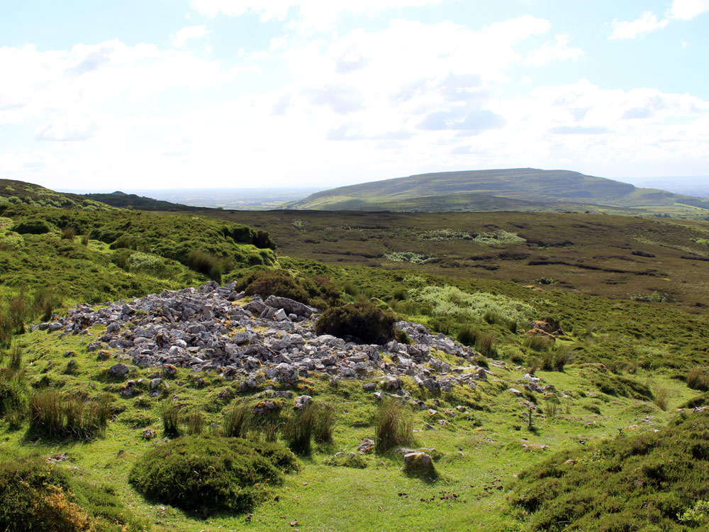 The view across Carrowkeel and Kesh Corran.