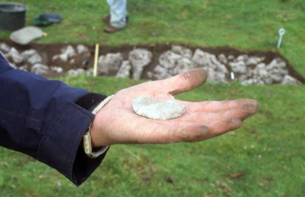 A flint knife from Doonaveeragh.