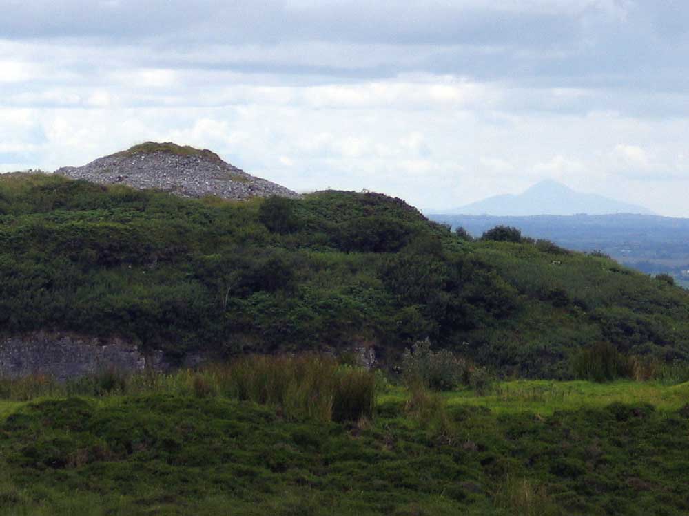 Alignment from Carrowkeel across Cairn B to Croagh Patrick.