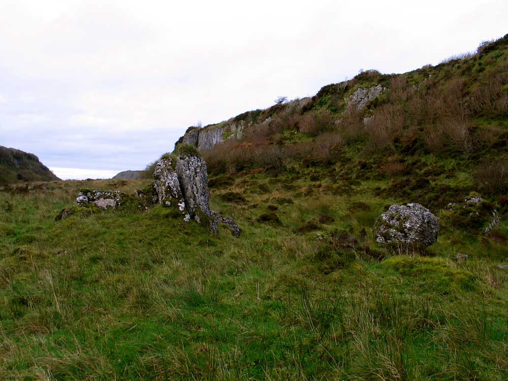 The Stirring Rock and megalithic structure.