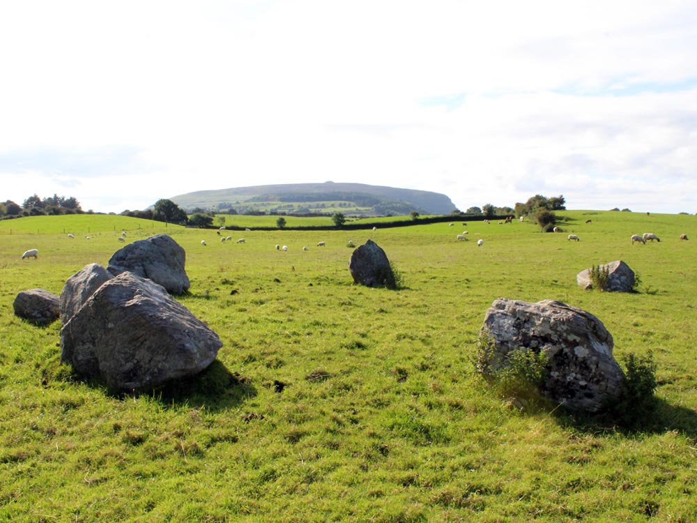 A Bronze age spaced-boulder circle.