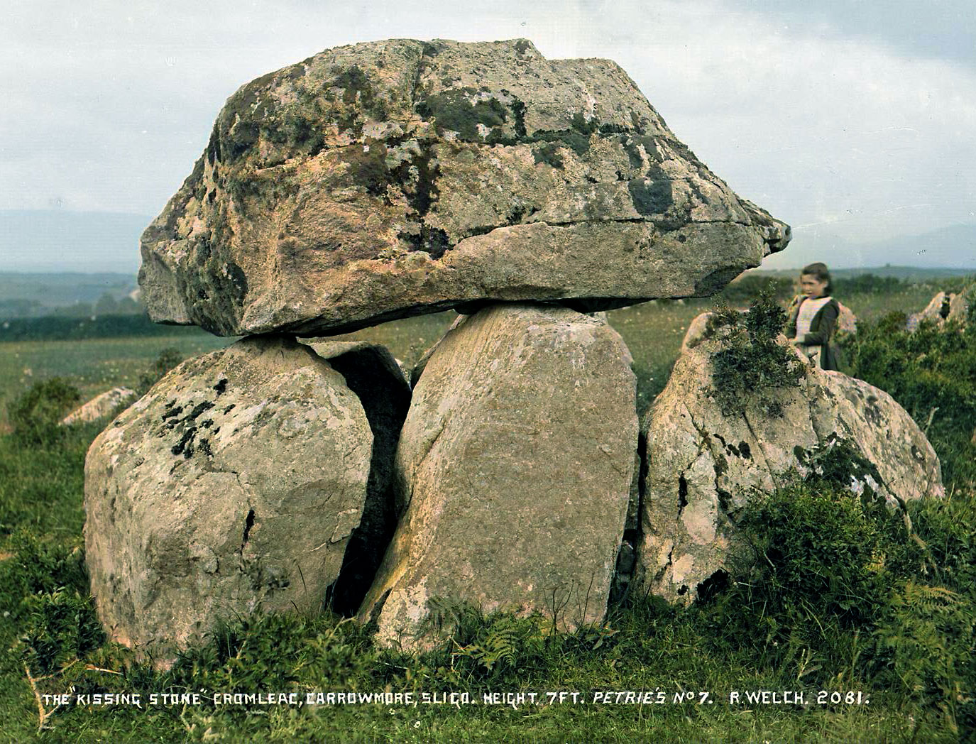 Early photograph of Carrowmore 7 by R. Welch.