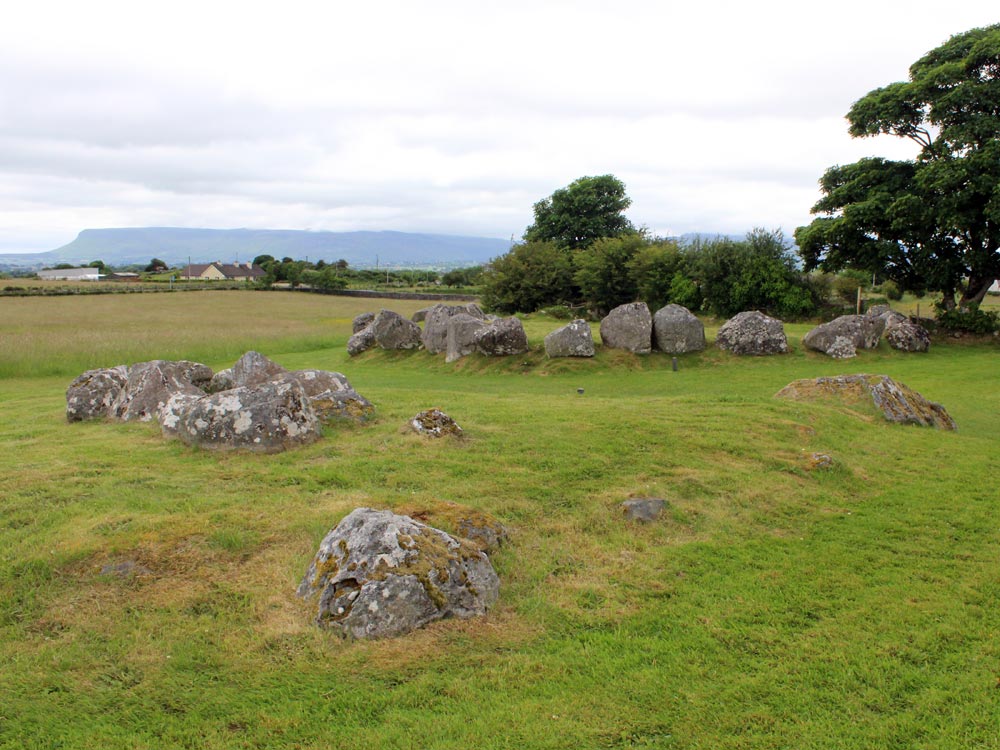 The stone circle at Carrowmore 56.
