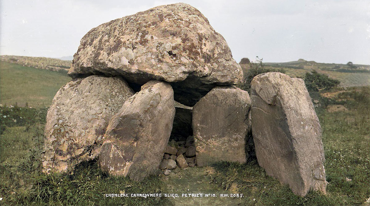 Dolmen 13, the Druid's Altar at Carowmore by Robert Welch, 1896.