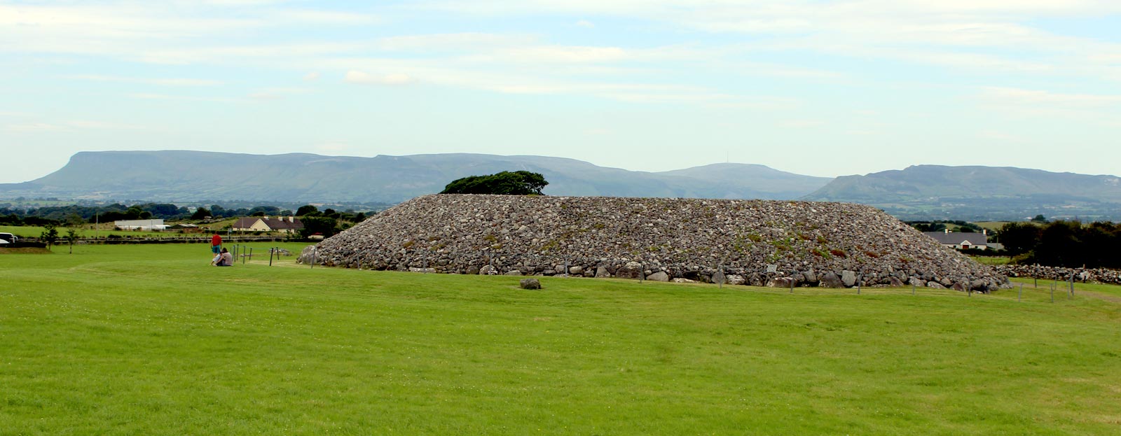 The landscape to the north viewed from the main monument at Carrowmore.