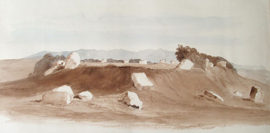 William Wakeman's illustration of Circle 20 at Carrowmore.