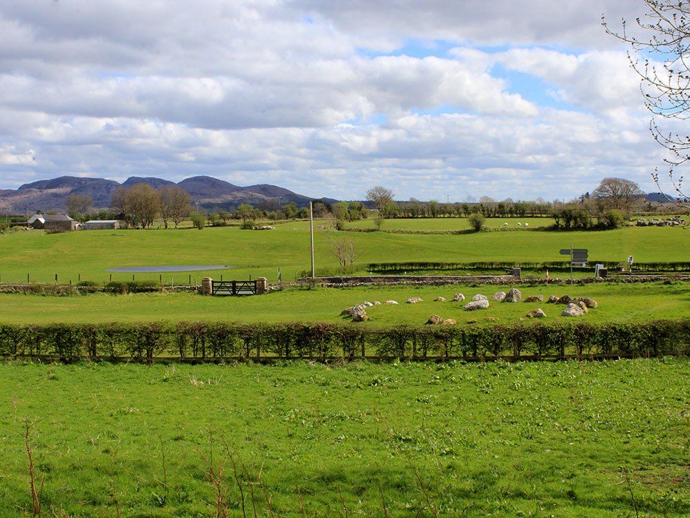 Circle 3 and the Ballygawly mountains.