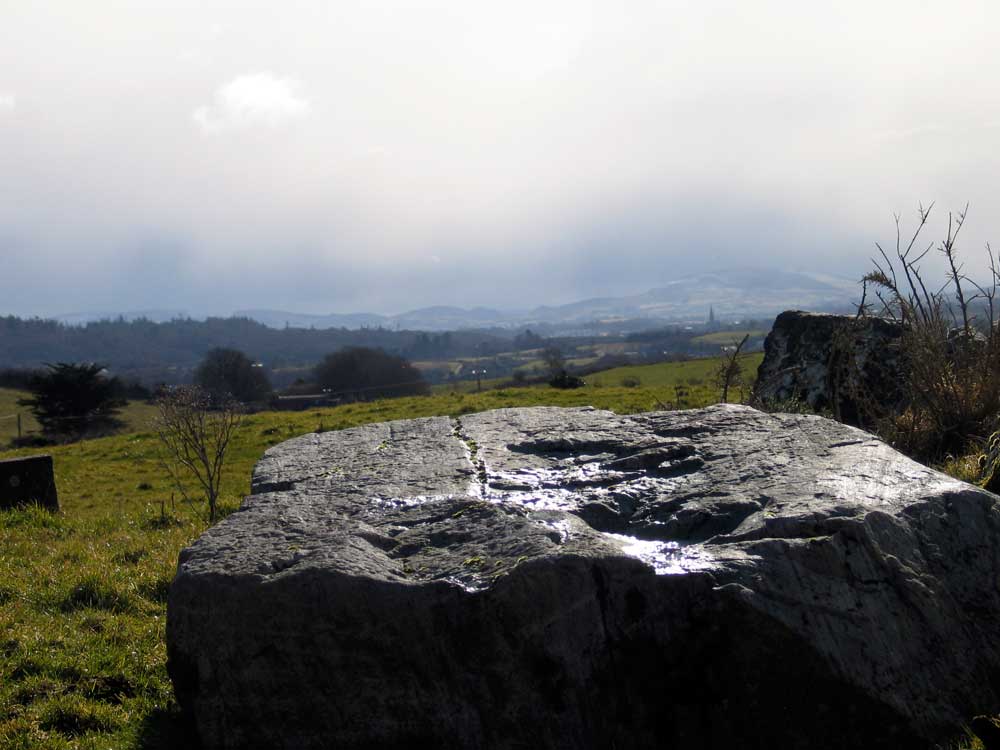 View from Circle 37 at Carrowmore.