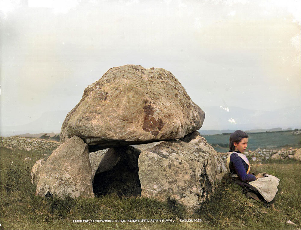 An early photo of the Phantom Stones at Carrowmore  taken by Robert Welch in 1896..