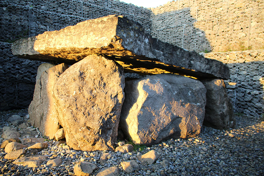 The chamber of Listoghil at Carrowmore.